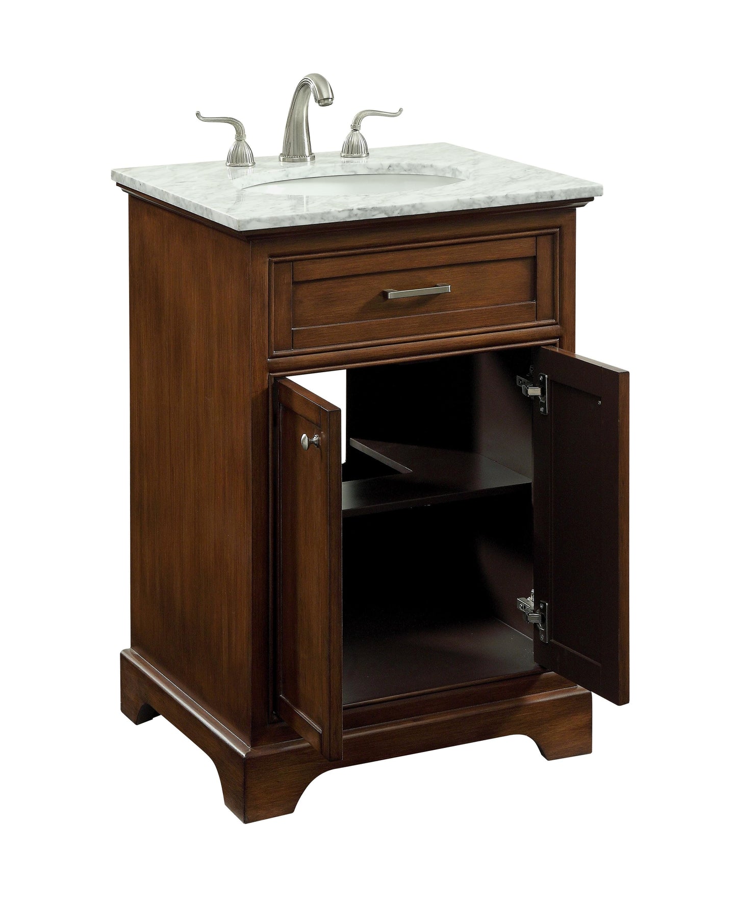 24 in. Single Bathroom Vanity Set in Teak - BC1502435TK