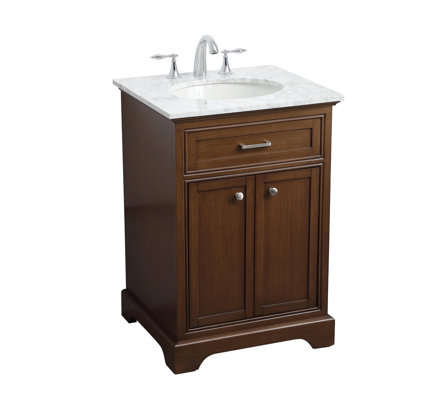 24 in. Single Bathroom Vanity Set in Teak - BC1502435TK