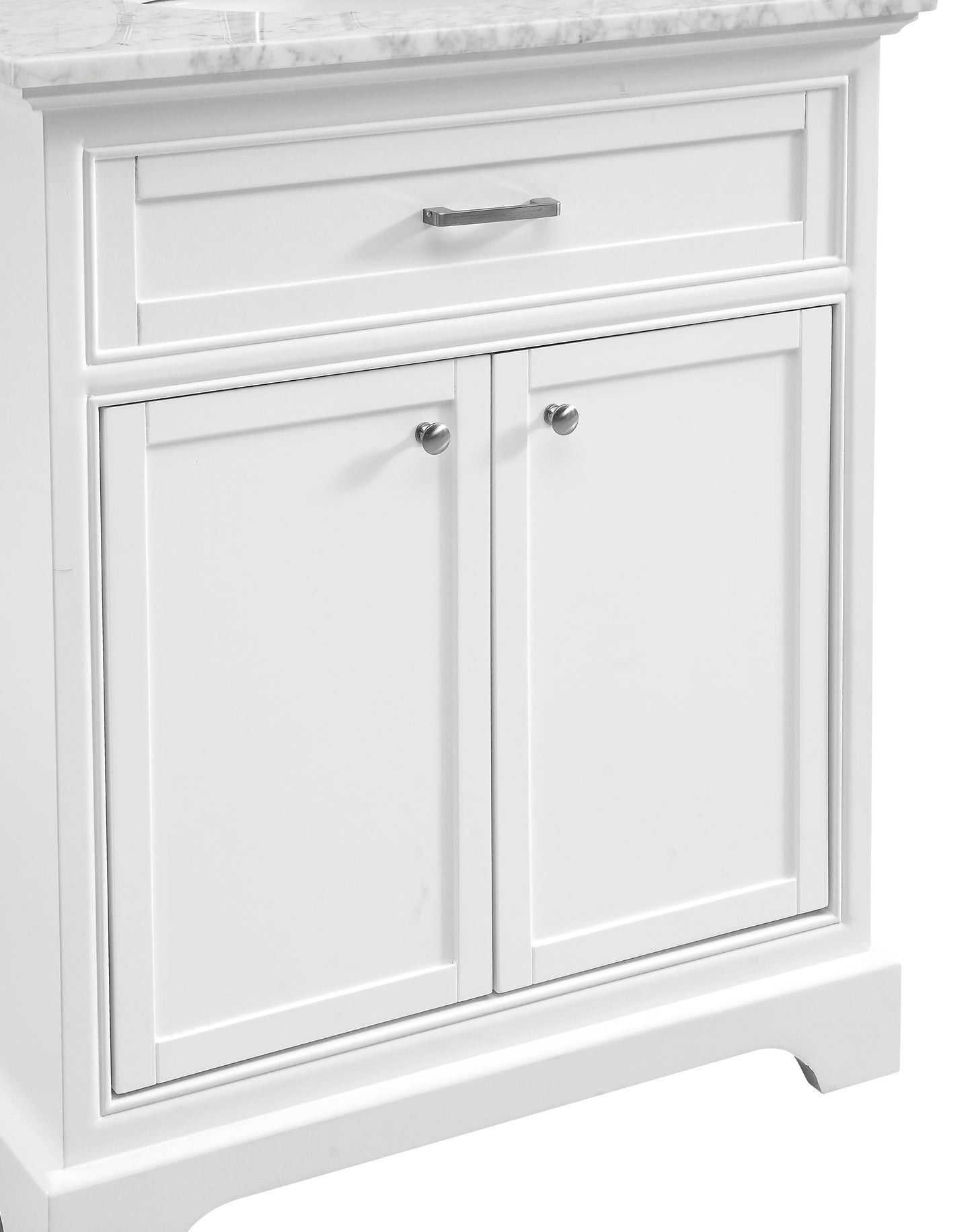 30 in. Single Bathroom Vanity Set in White - BC1503035WH