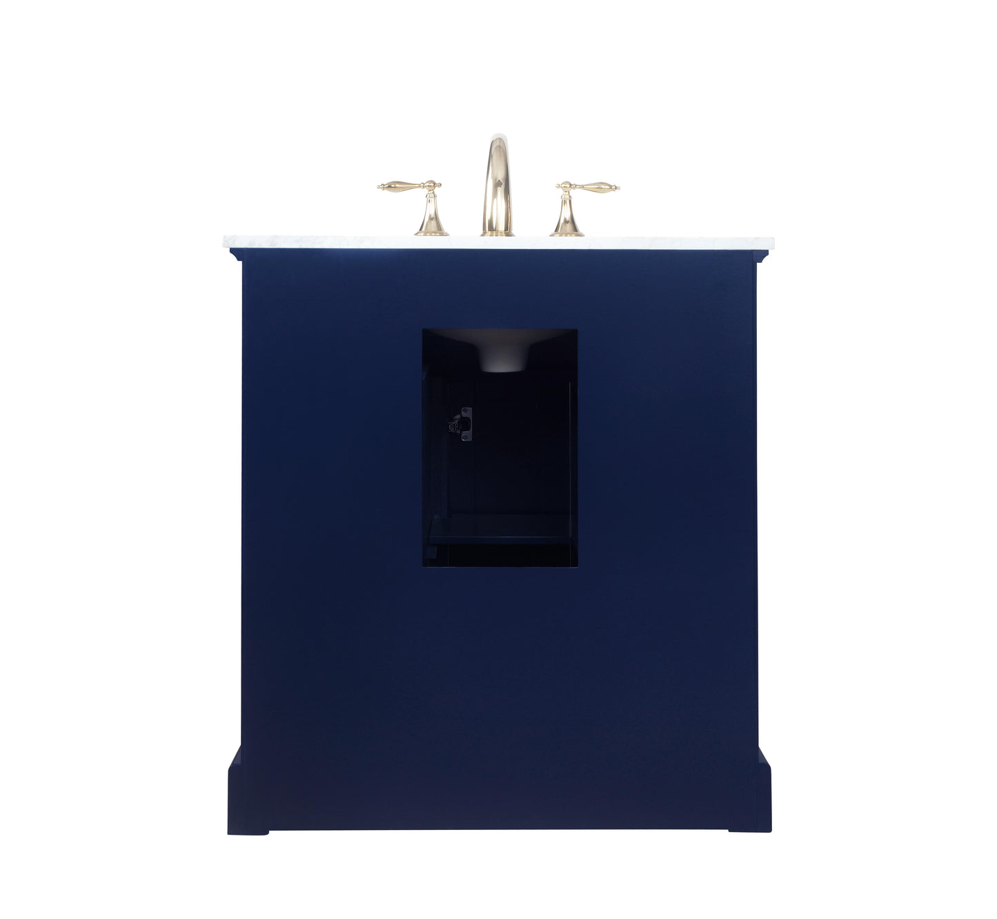 32 inch Single Bathroom Vanity in Blue - BC1503235BL