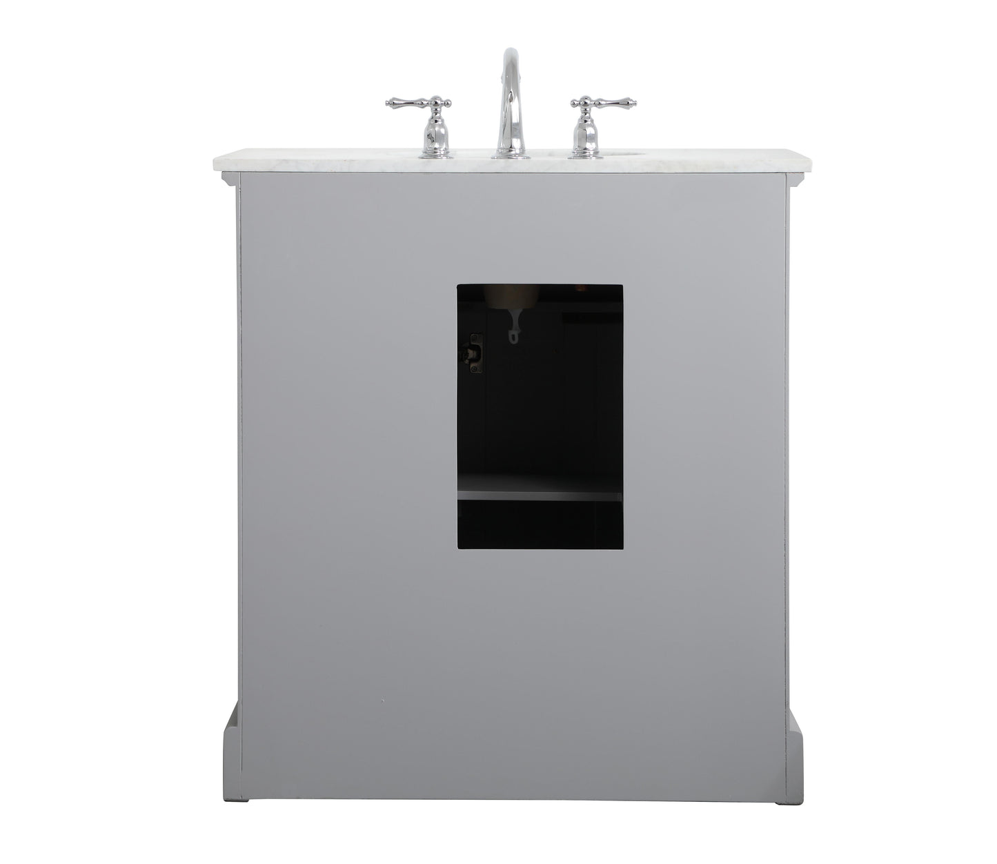 32 inch Single Bathroom Vanity in Grey - BC1503235GR