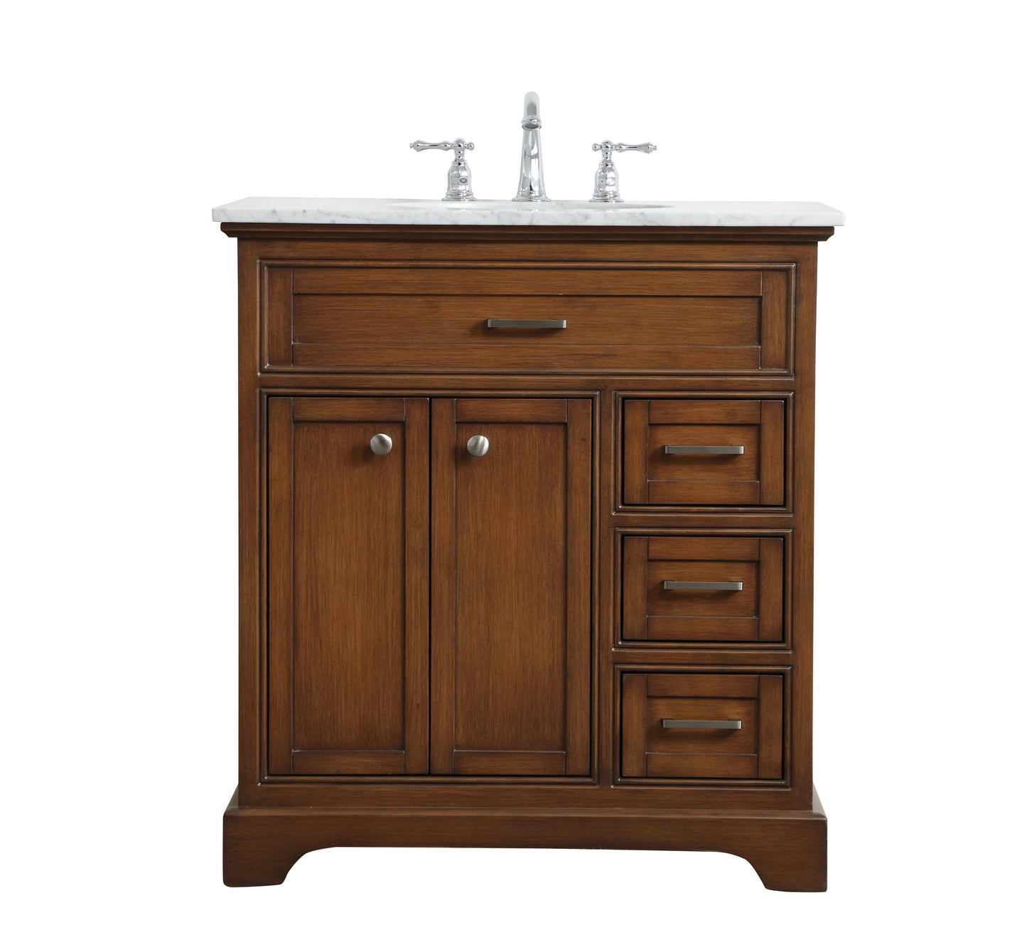 32 inch Single Bathroom Vanity in Teak - BC1503235TK