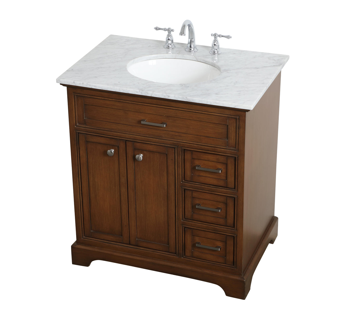 32 inch Single Bathroom Vanity in Teak - BC1503235TK