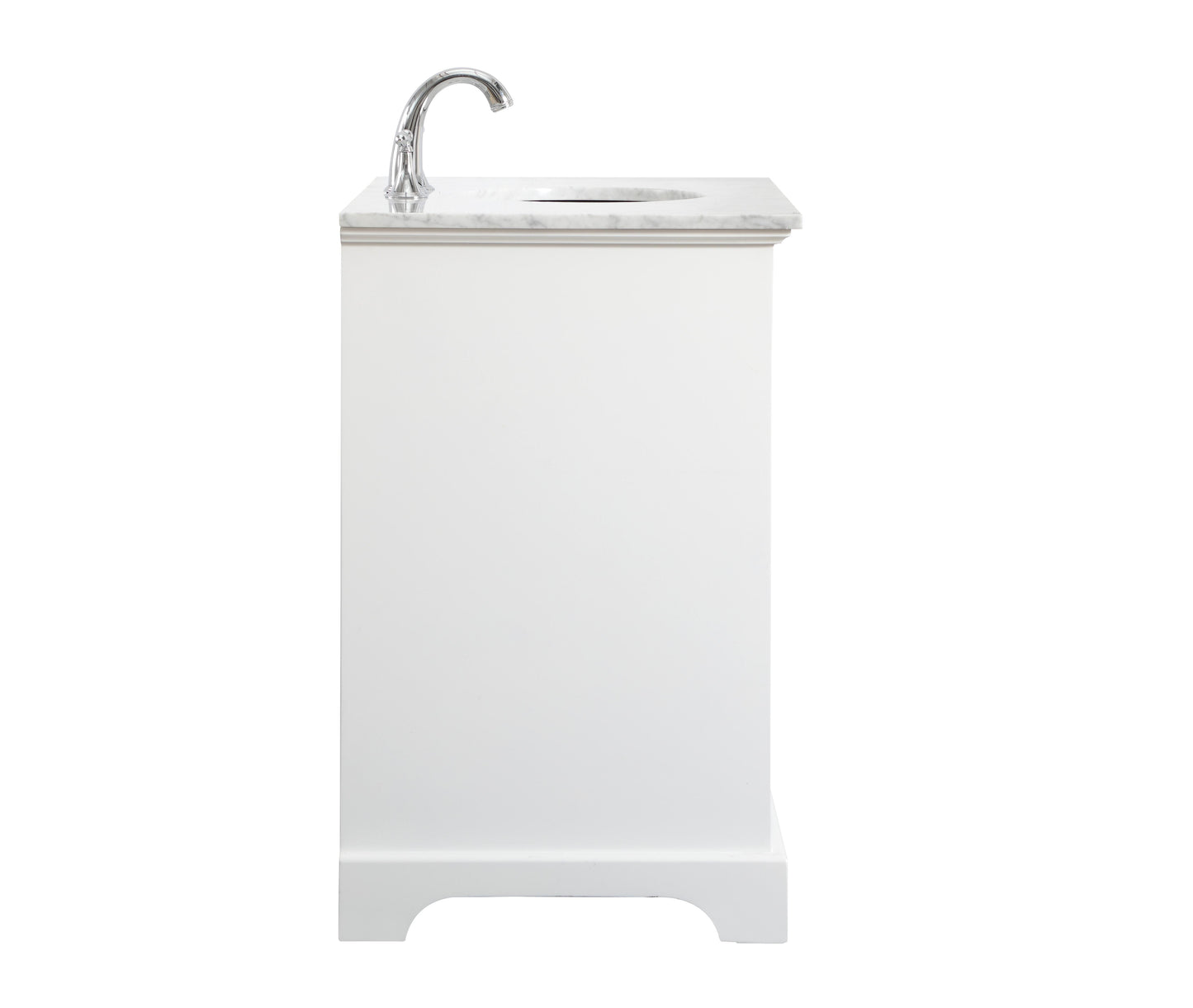 36 in. Single Bathroom Vanity Set in White - BC1503635WH