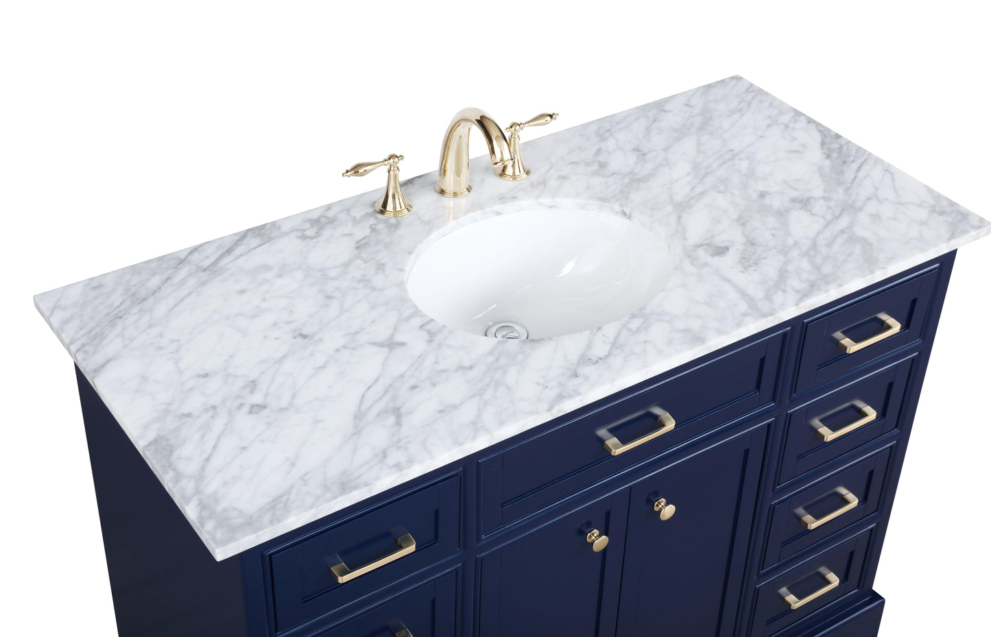 48 inch Single Bathroom Vanity in Blue - BC1504835BL