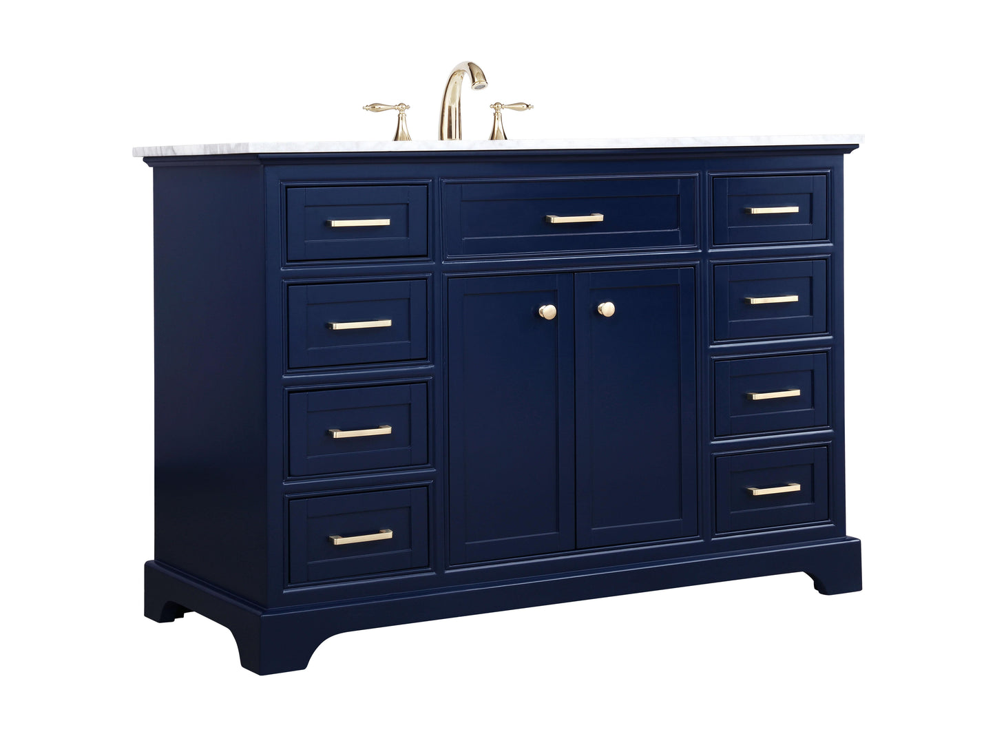 48 inch Single Bathroom Vanity in Blue - BC1504835BL