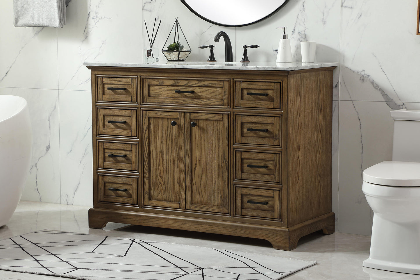 48 inch Single Bathroom Vanity in Driftwood - BC1504835DW