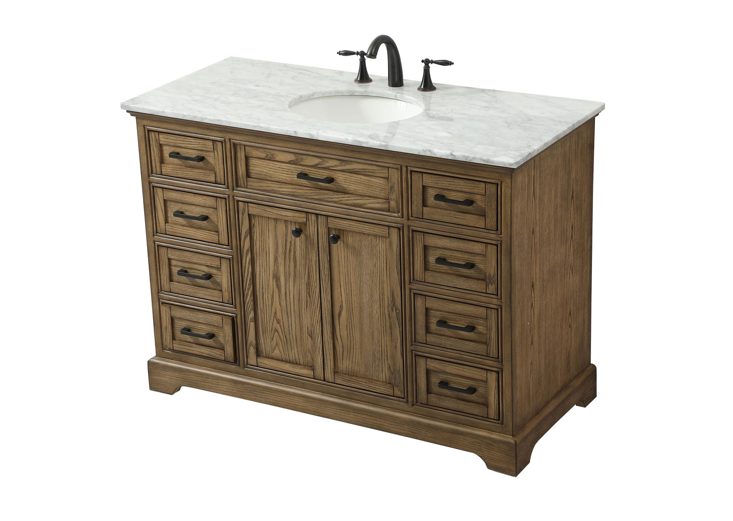 48 inch Single Bathroom Vanity in Driftwood - BC1504835DW