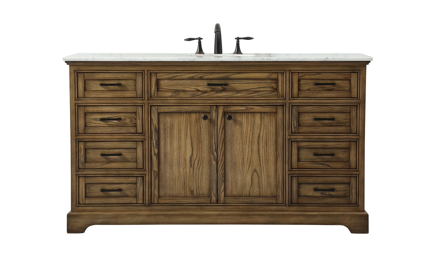 60 inch Single Bathroom Vanity in Driftwood - BC1506035DW