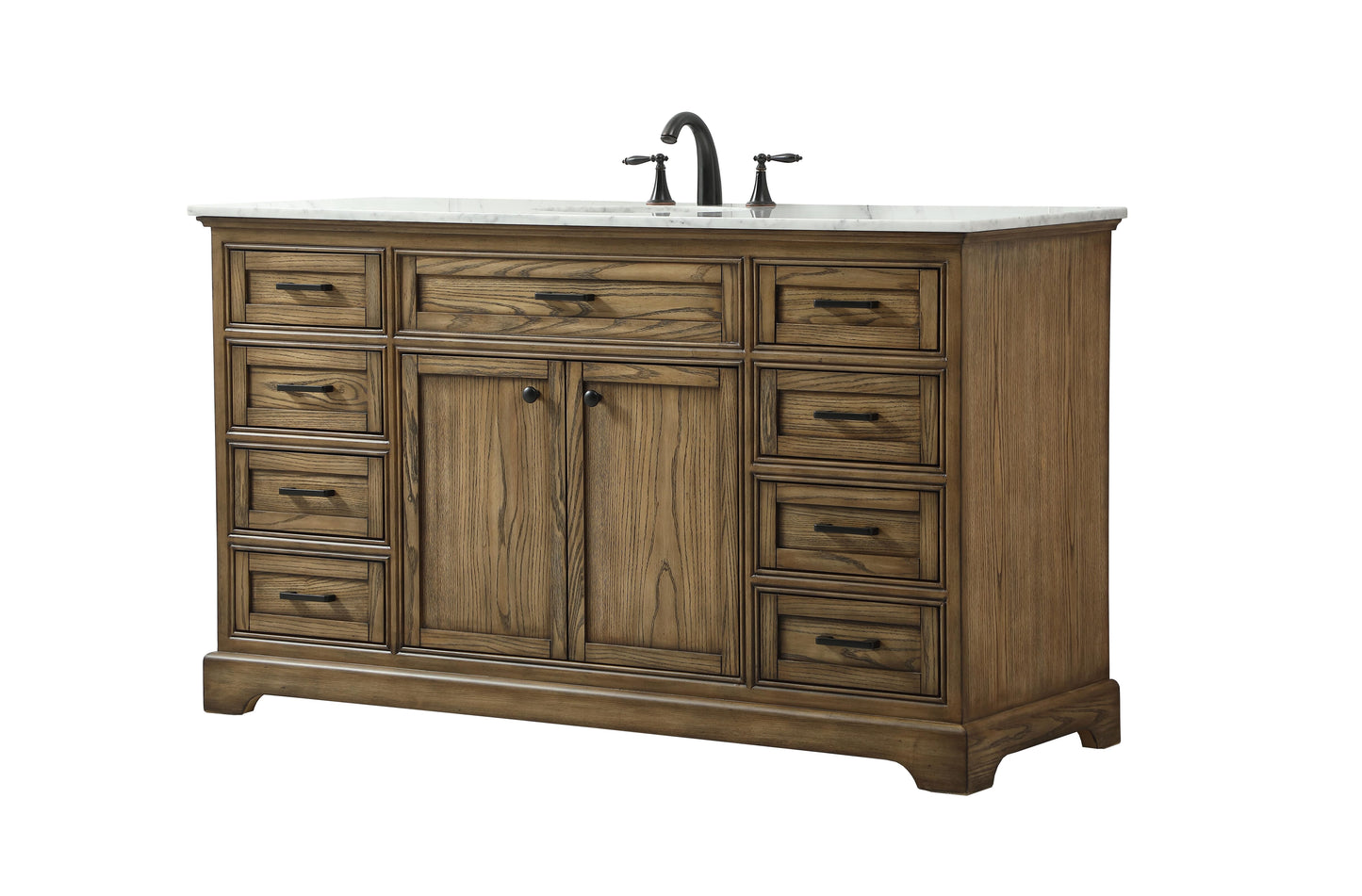 60 inch Single Bathroom Vanity in Driftwood - BC1506035DW