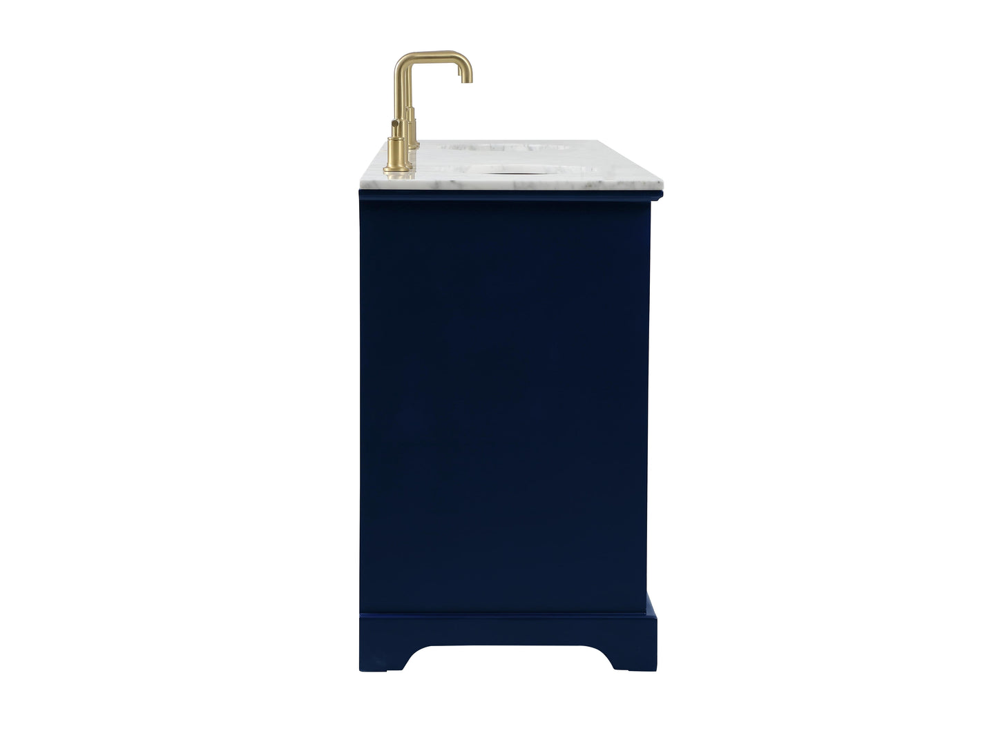 72 inch Double Bathroom Vanity in Blue - BC150D7235BL