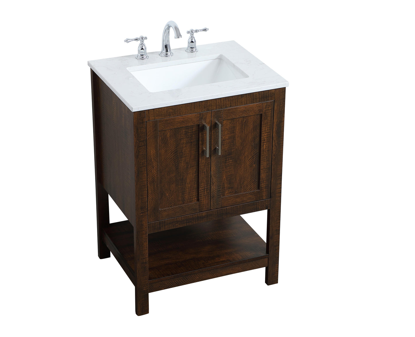 24 inch Single Bathroom Vanity in Espresso - BC1602434EX