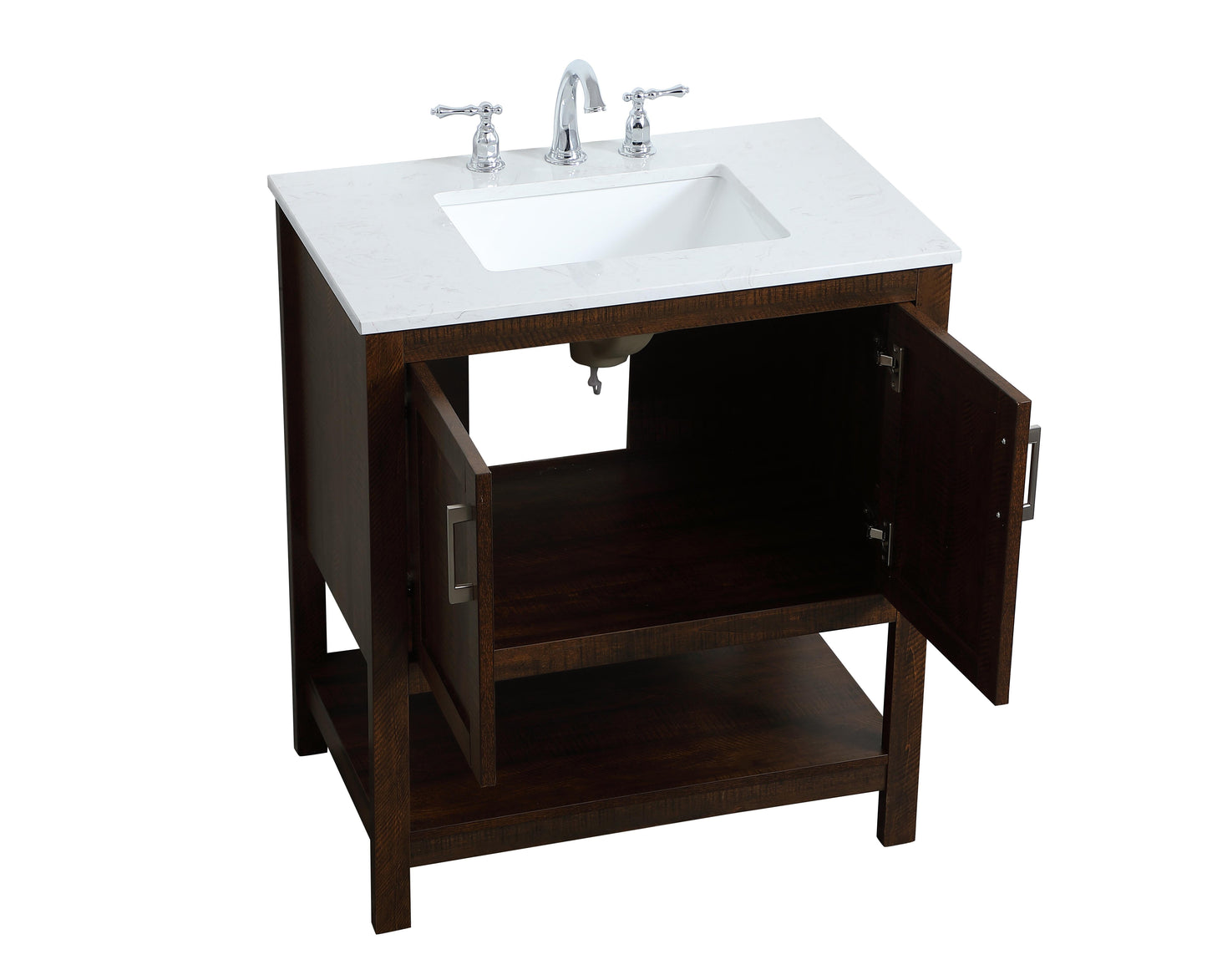 30 inch Single Bathroom Vanity in Espresso - BC1603034EX