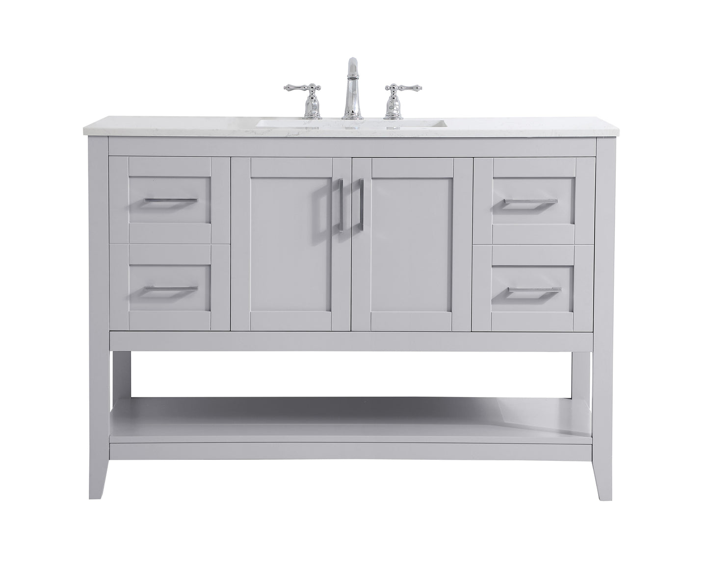 48 inch Single Bathroom Vanity in Grey - BC1604834GR