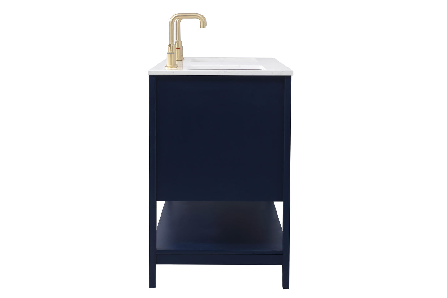 60 inch Double Bathroom Vanity in Blue - BC160D6034BL