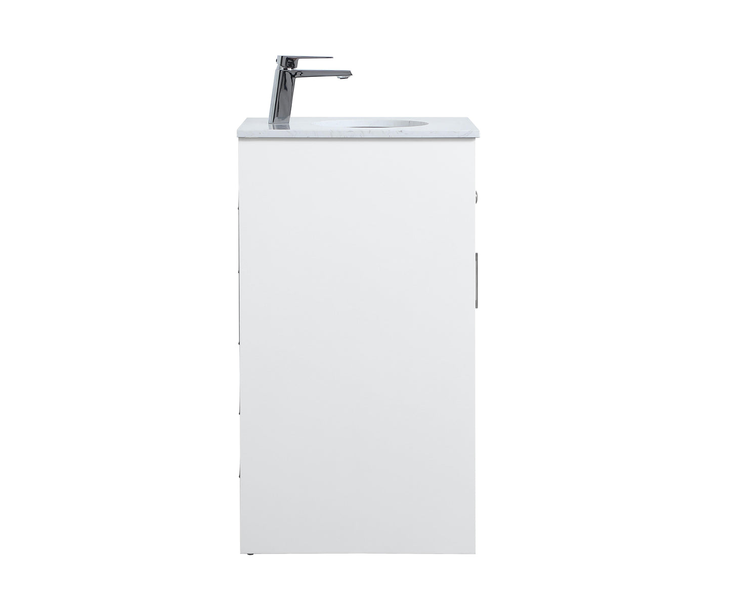 18 inch Single Bathroom Vanity in White - BC1801834WH