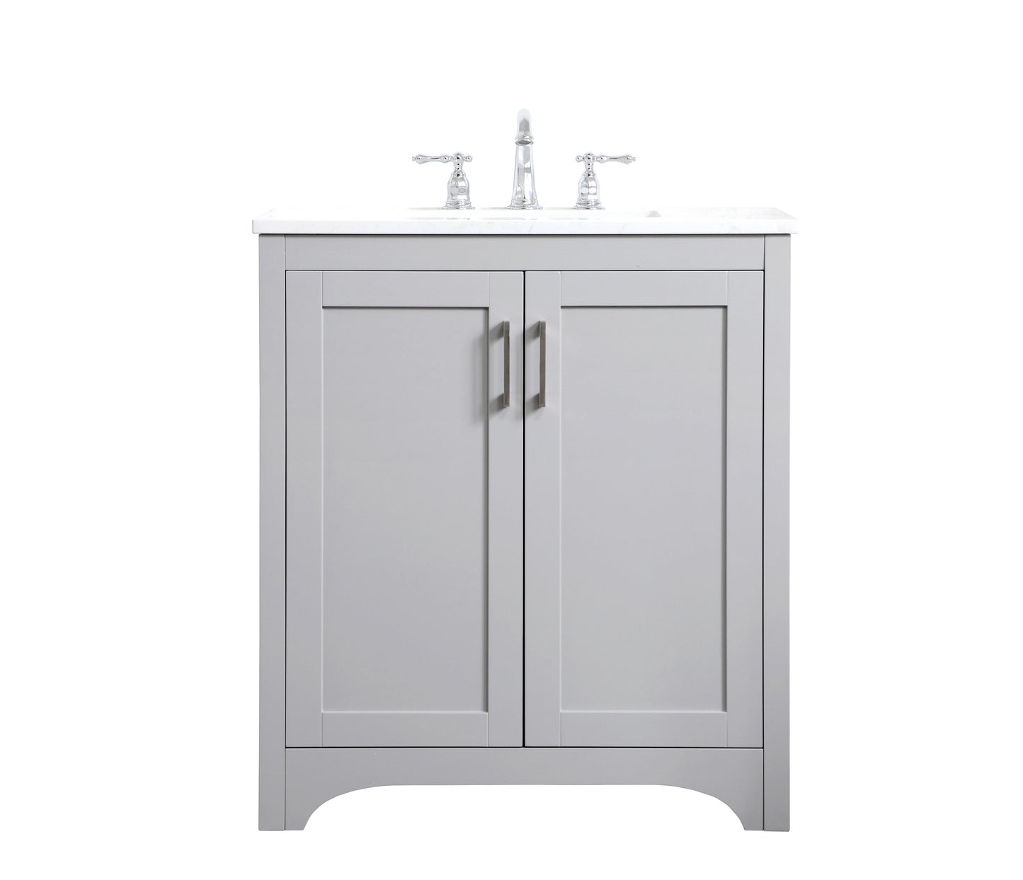 30 inch Single Bathroom Vanity in Grey - BC1803034GR