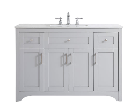 48 inch Single Bathroom Vanity in Grey - BC1804834GR