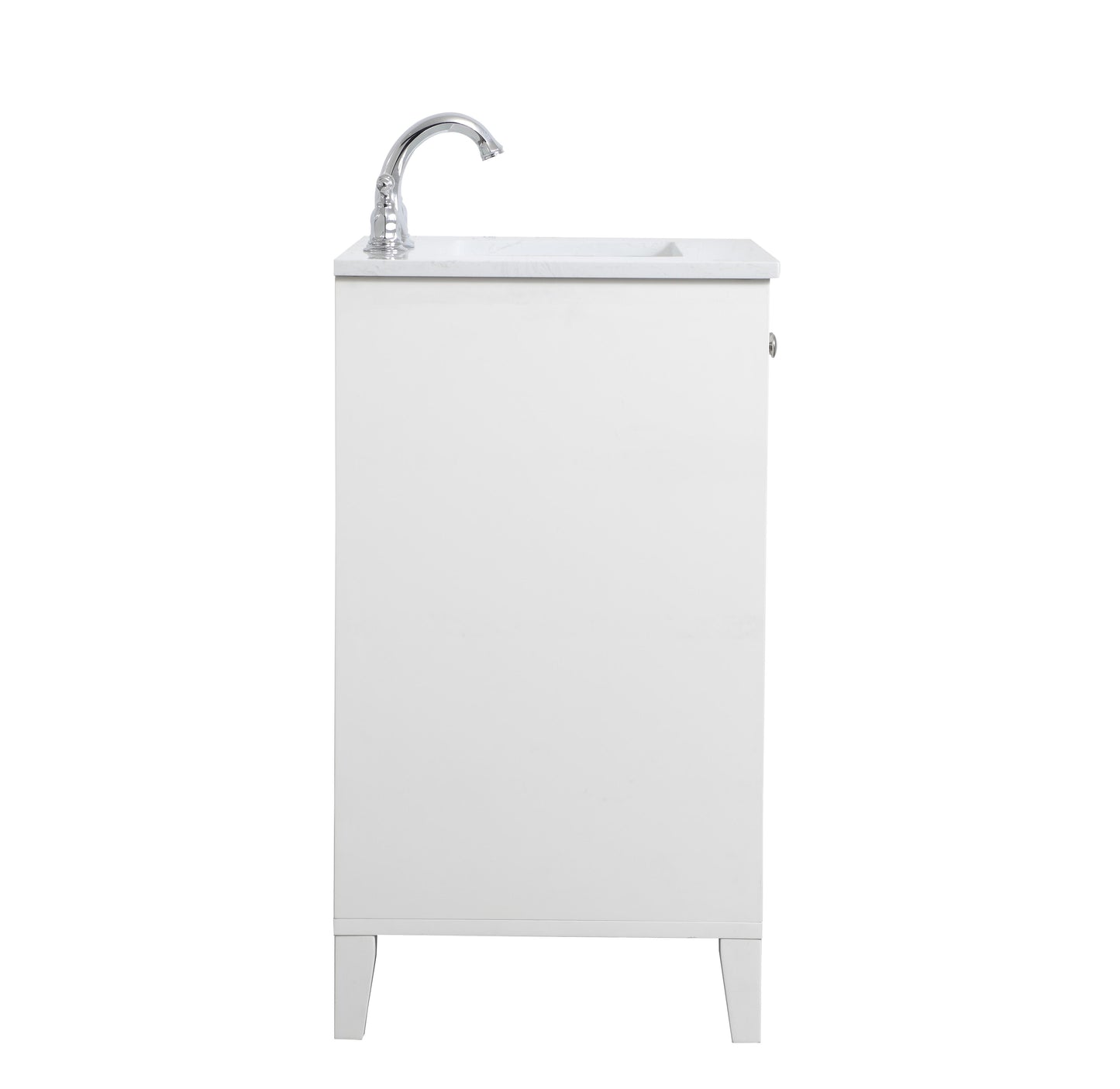 24 inch Single Bathroom Vanity in White - BC1902434WH