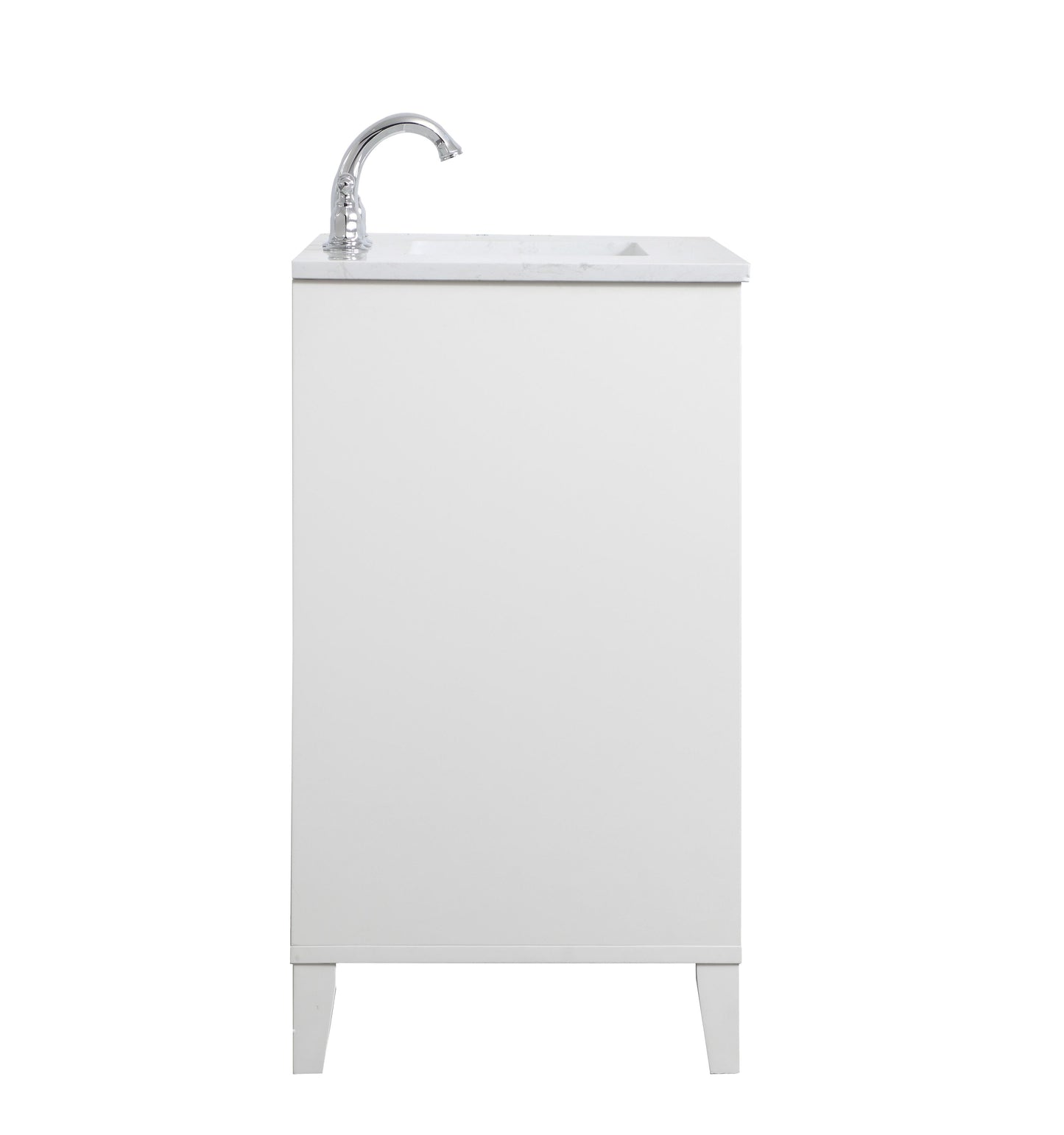 30 inch Single Bathroom Vanity in White - BC1903034WH