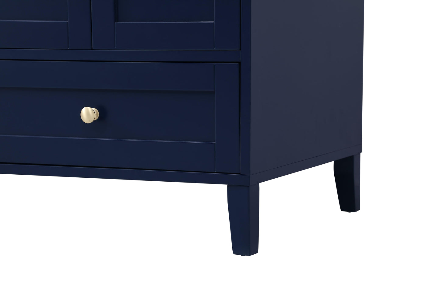 60 inch Double Bathroom Vanity in Blue - BC190D6034BL