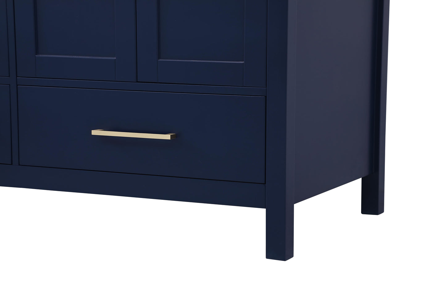 60 inch Double Bathroom Vanity in Blue - BC200D6034BL