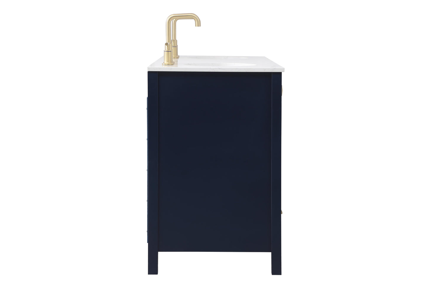 60 inch Double Bathroom Vanity in Blue - BC200D6034BL