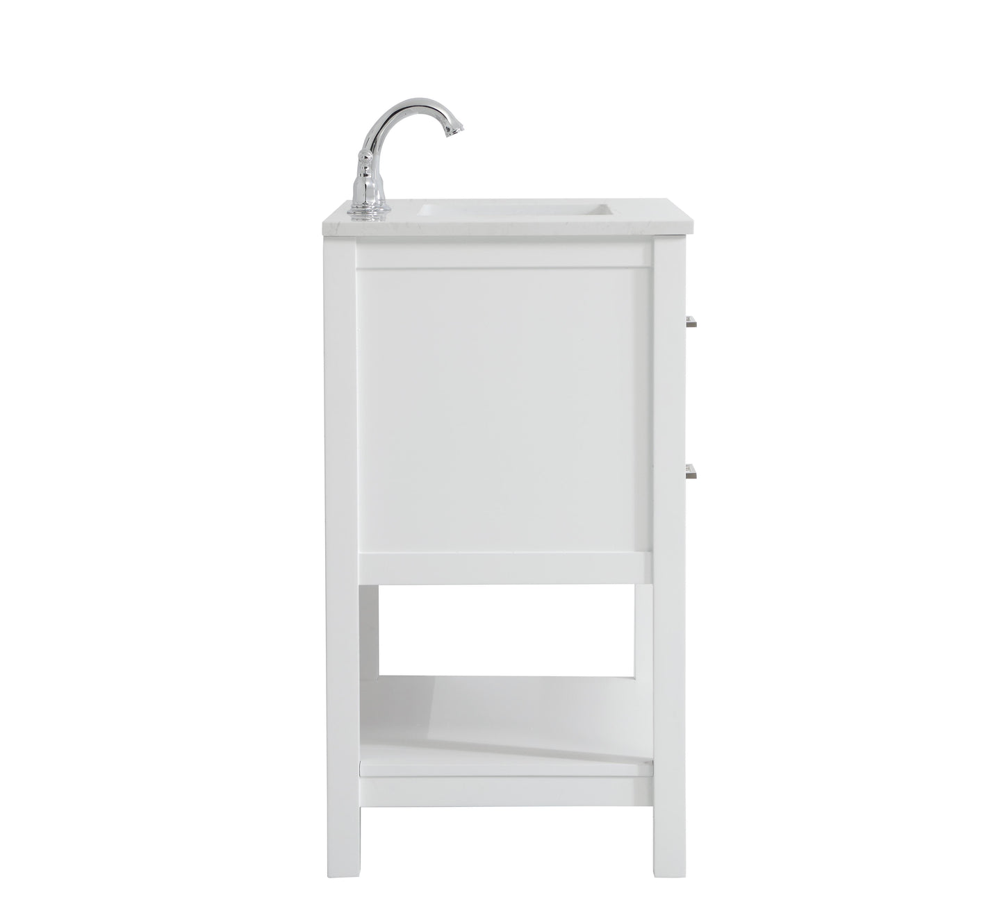 30 inch Single Bathroom Vanity in White - BC2103034WH