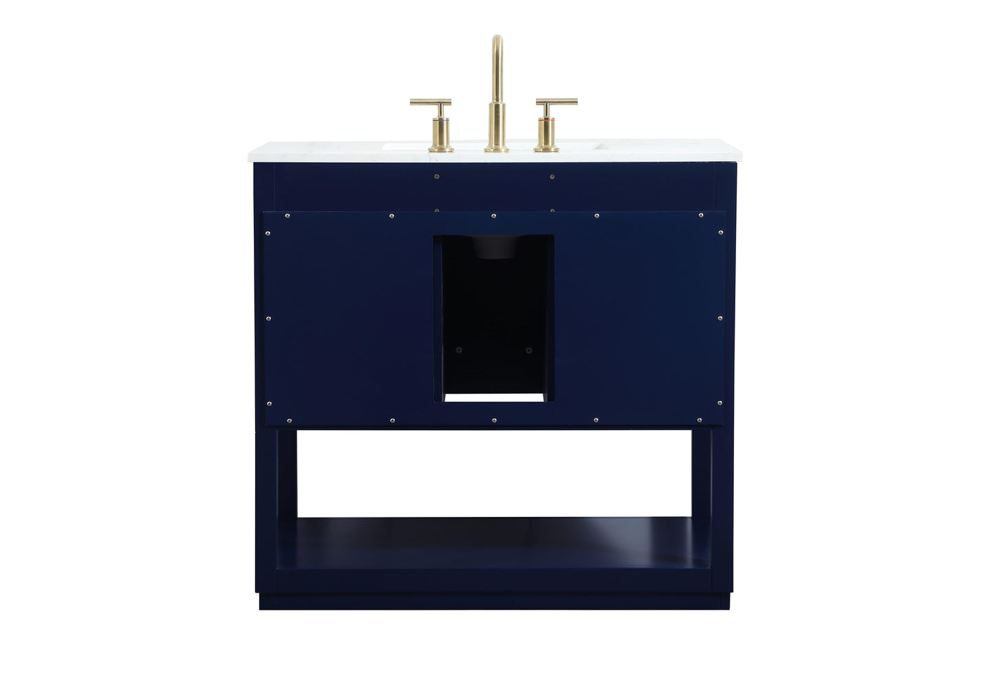 36 inch Single Bathroom Vanity in Blue - BC2203634BL