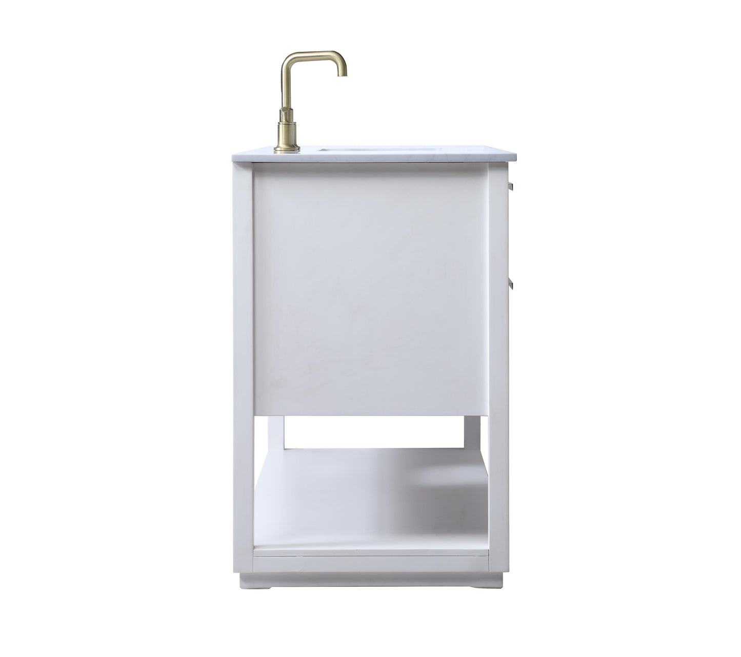 54 Inch Single Bathroom Vanity in White - BC2205434WH