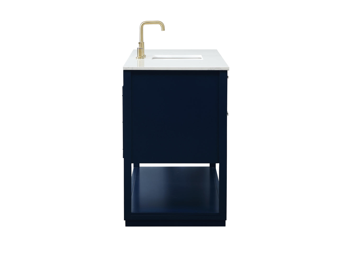 60 inch Single Bathroom Vanity in Blue - BC2206034BL