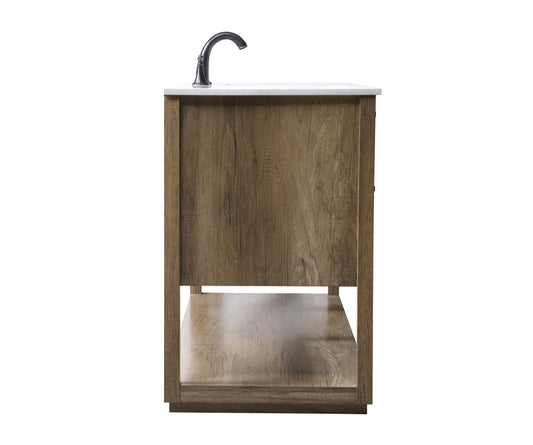 60 Inch Single Bathroom Vanity in Natural Oak - BC2206034NT