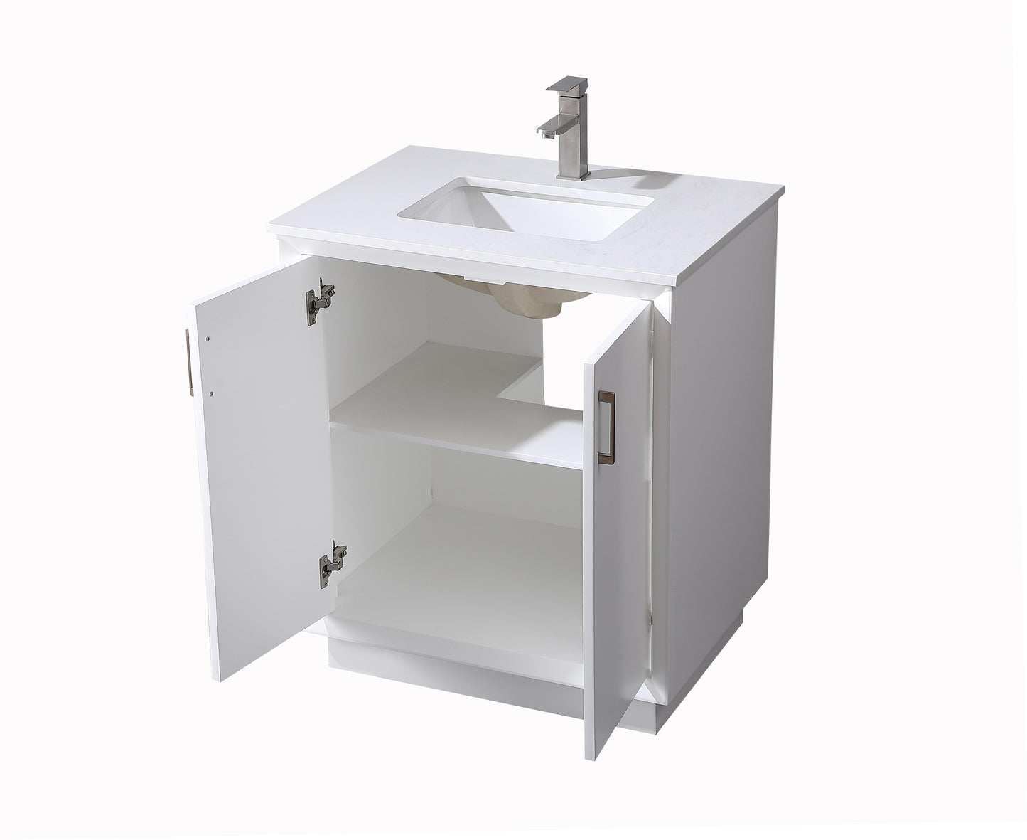 30 Inch Single Bathroom Vanity in White - BC2403035WH