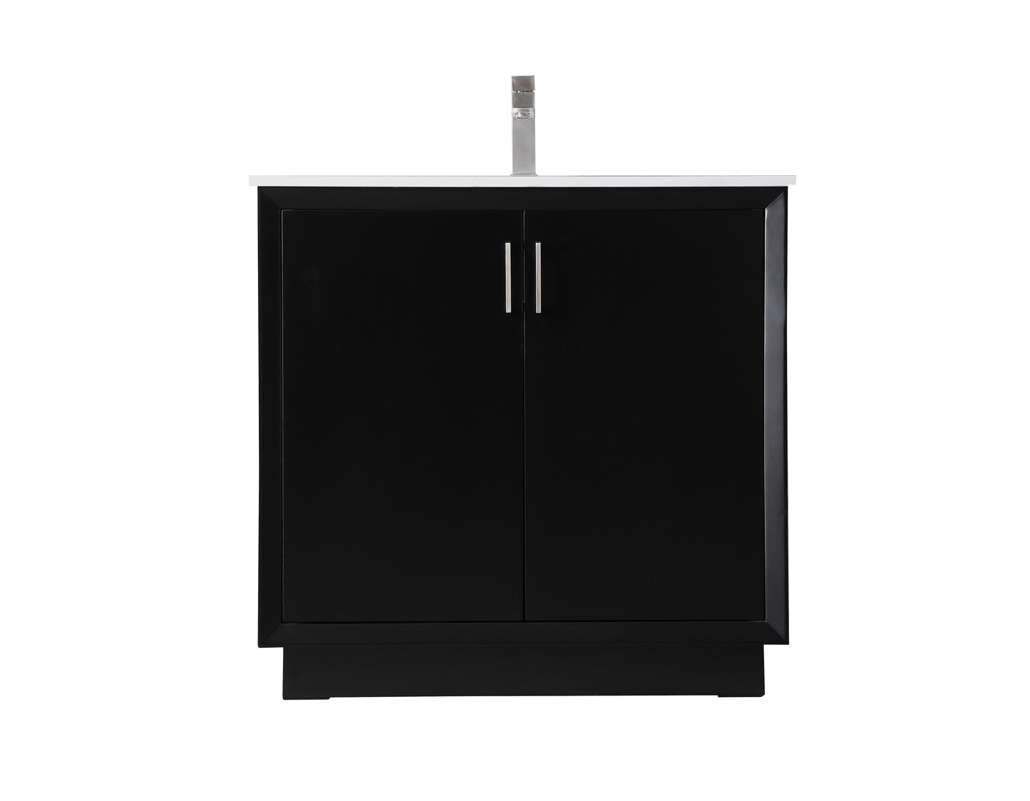 36 Inch Single Bathroom Vanity in Black - BC2403635BK