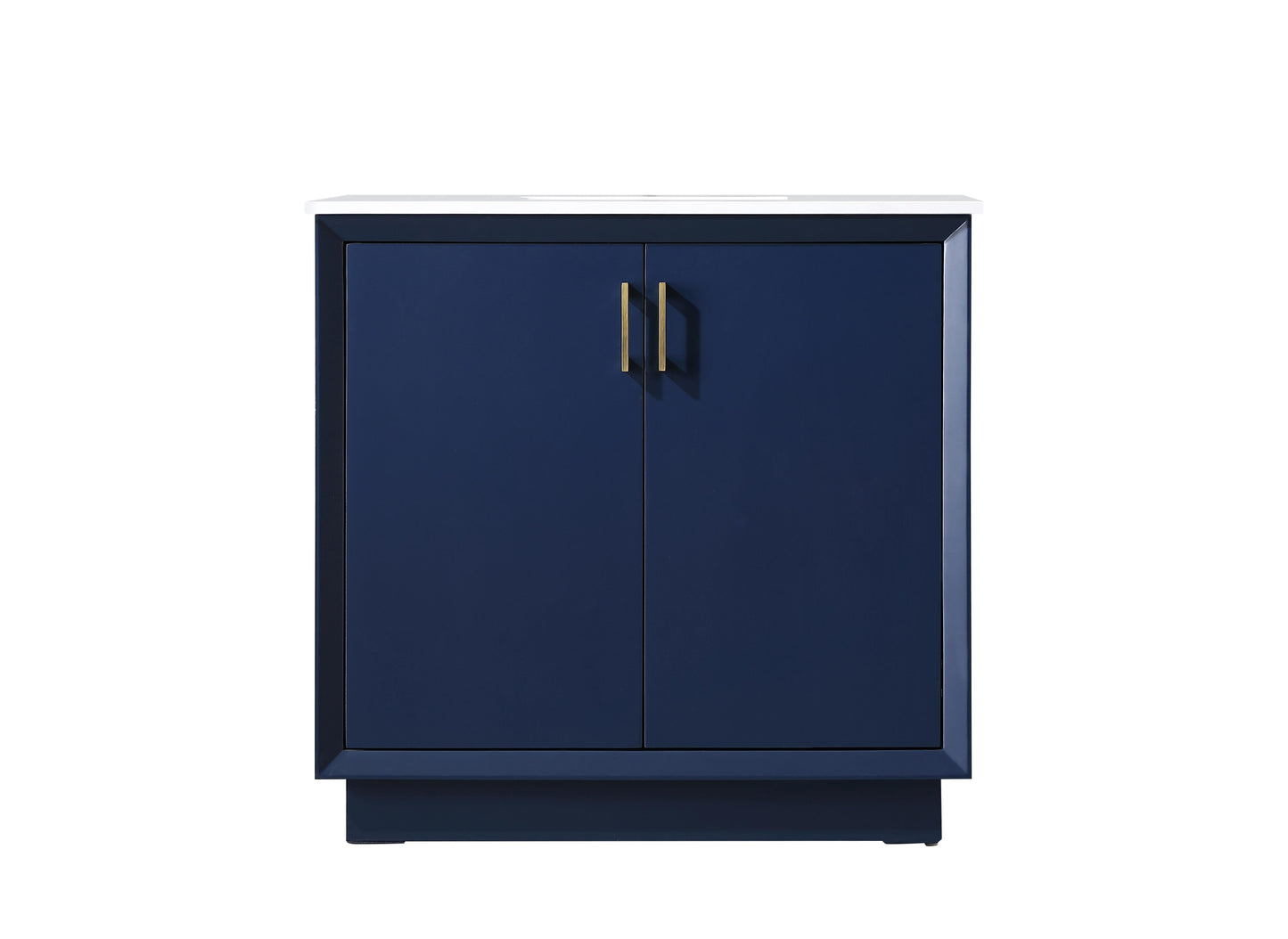 36 Inch Single Bathroom Vanity in Blue - BC2403635BL