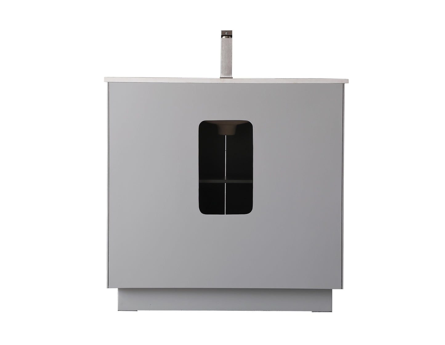 36 Inch Single Bathroom Vanity in Grey - BC2403635GR