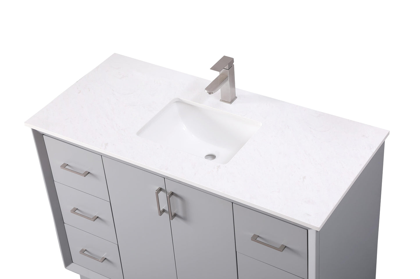 48 Inch Single Bathroom Vanity in Grey - BC2404835GR