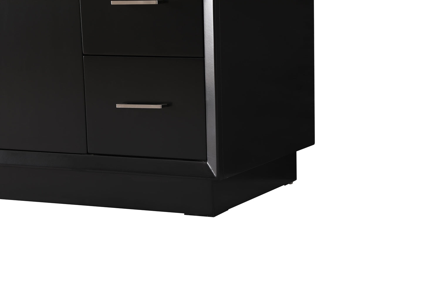 54 Inch Single Bathroom Vanity in Black - BC2405435BK