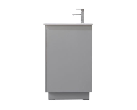 54 Inch Single Bathroom Vanity in Grey - BC2405435GR