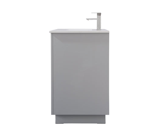 60 Inch Single Bathroom Vanity in Grey - BC2406035GR