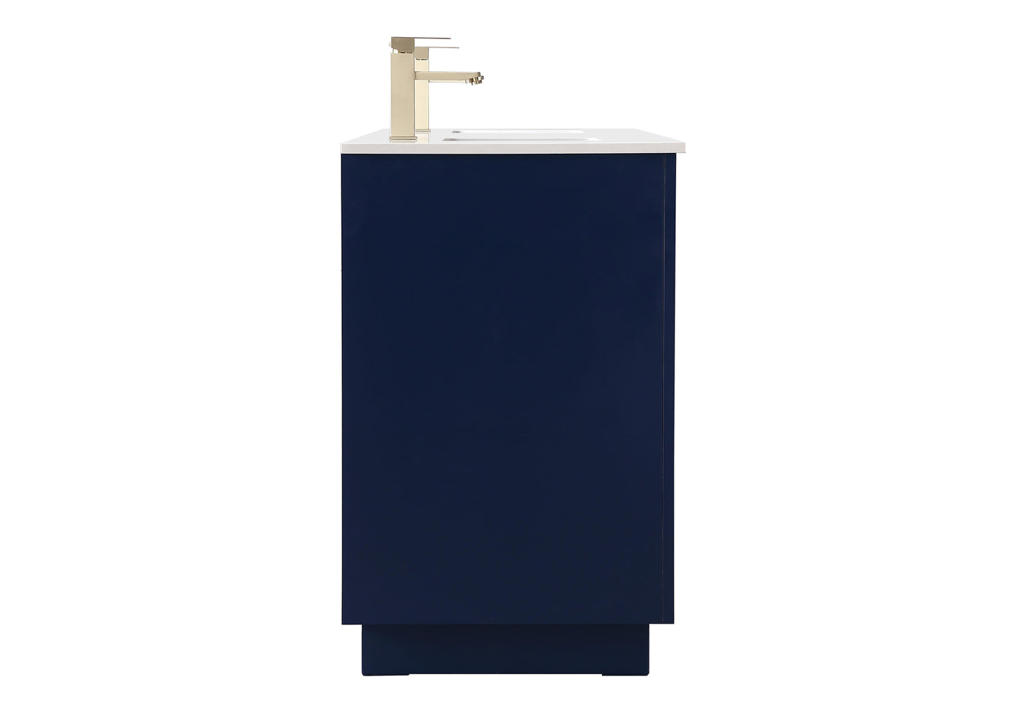 72 Inch Double Bathroom Vanity in Blue - BC240D7235BL