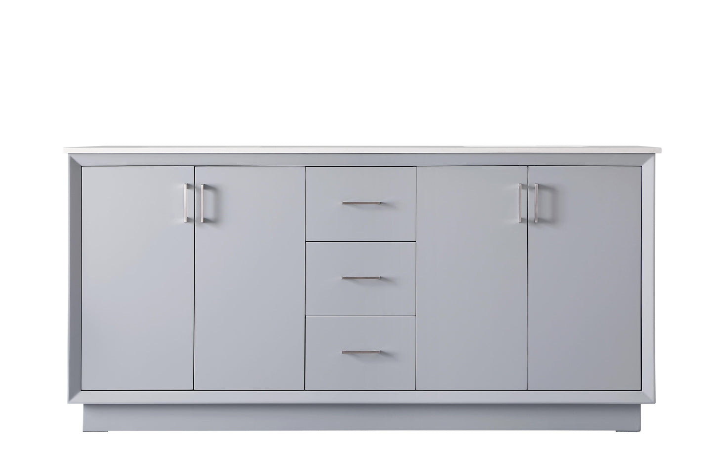 72 Inch Double Bathroom Vanity in Grey - BC240D7235GR