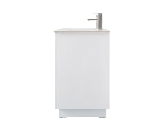 72 Inch Double Bathroom Vanity in White - BC240D7235WH