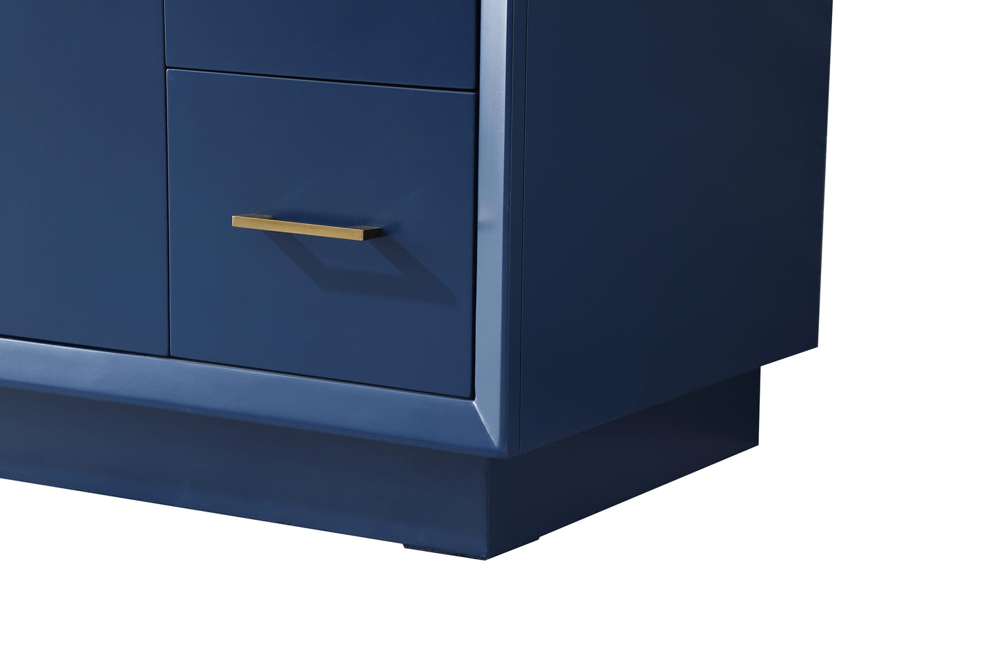 84 Inch Double Bathroom Vanity in Blue - BC240D8435BL