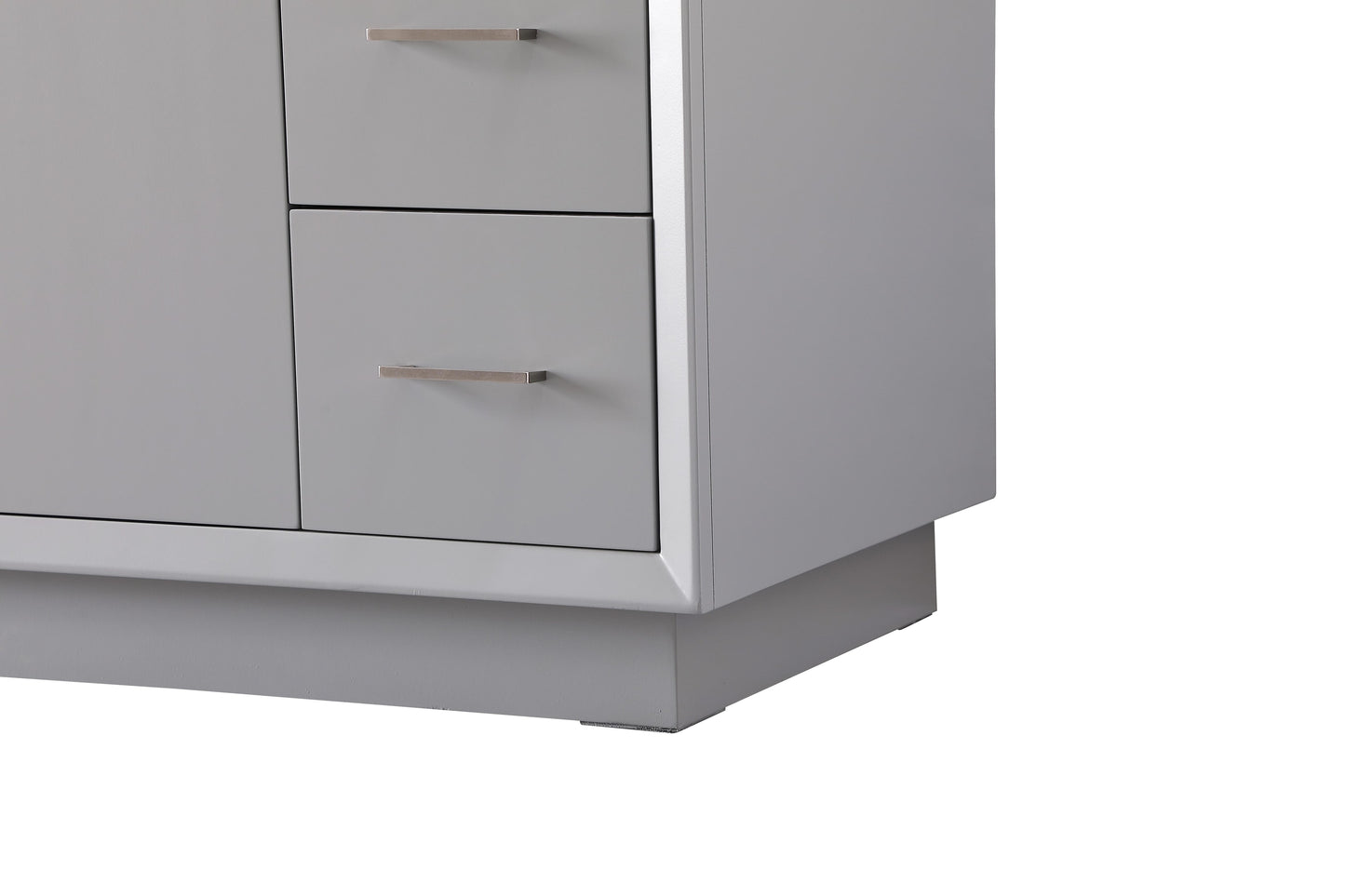 84 Inch Double Bathroom Vanity in Grey - BC240D8435GR