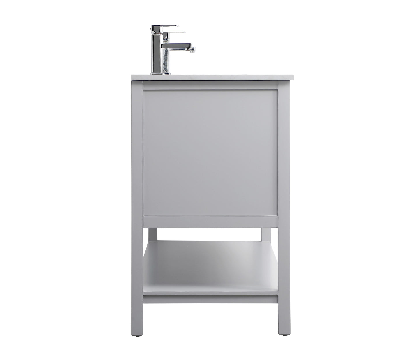 54 Inch Double Bathroom Vanity in Grey - BC250D5435GR