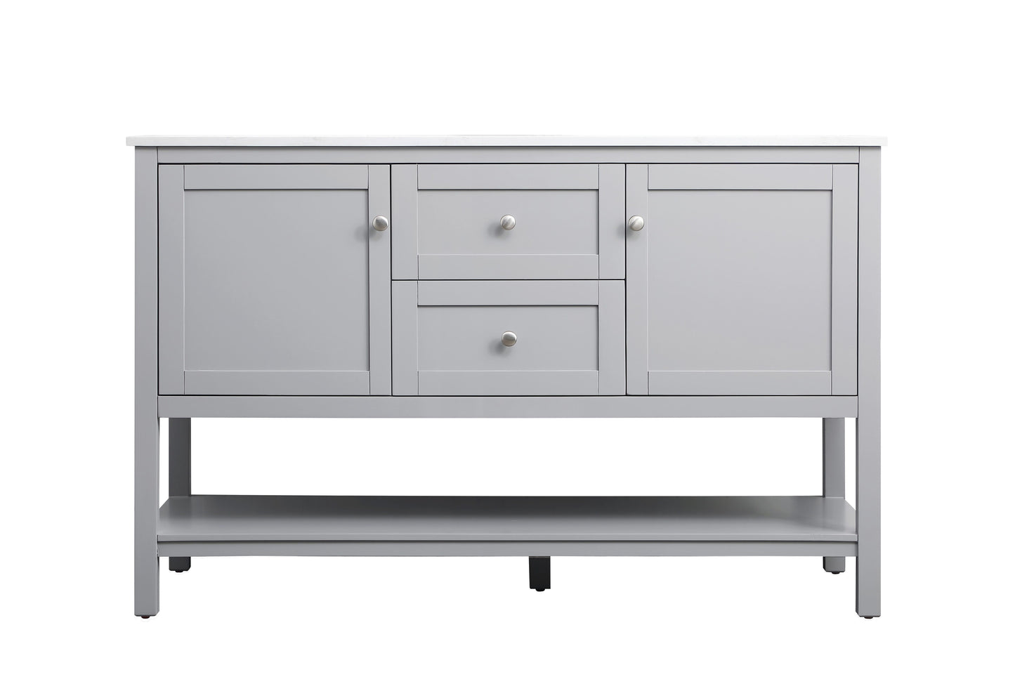 54 Inch Single Bathroom Vanity in Grey - BC2505435GR