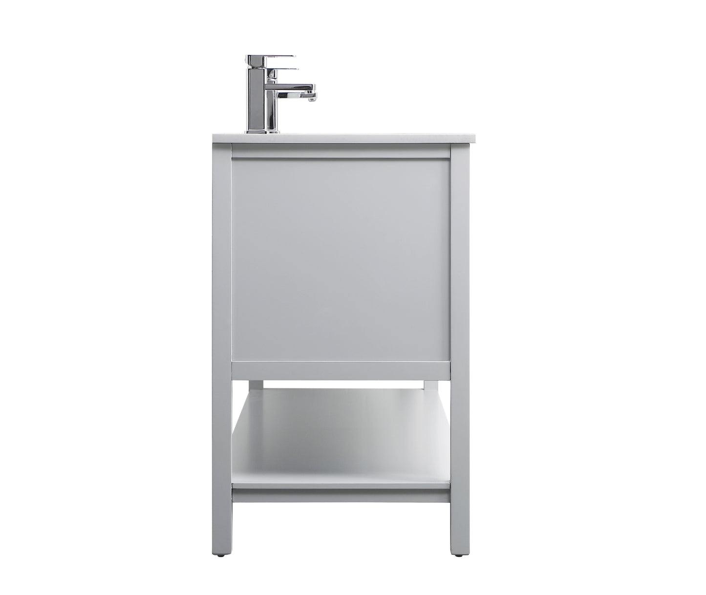 60 Inch Double Bathroom Vanity in Grey - BC250D6035GR