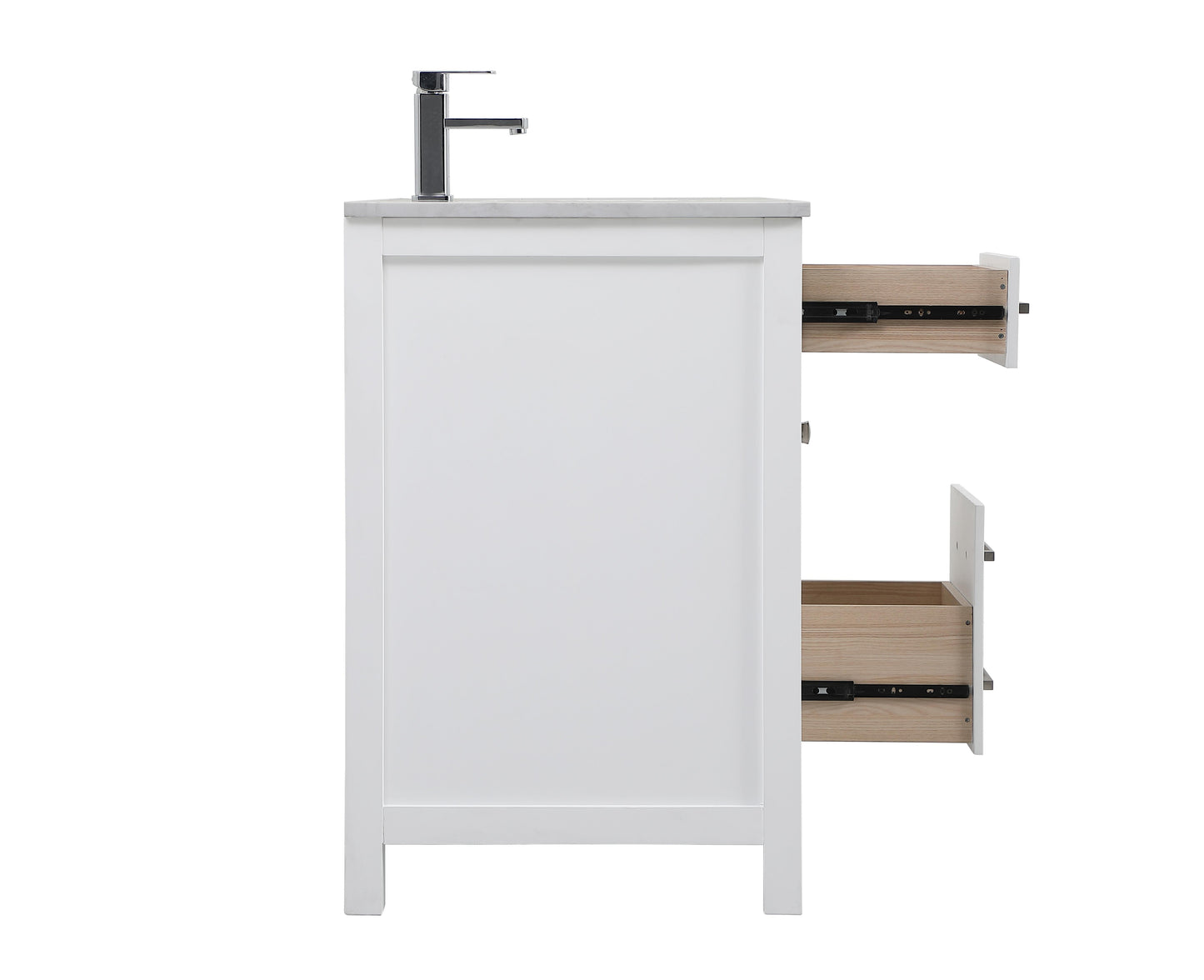 48 Inch Single Bathroom Vanity in White - BC2604834WH