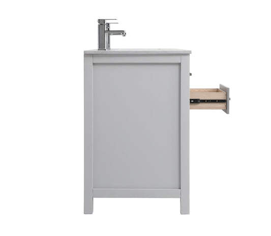 60 Inch Double Bathroom Vanity in Grey - BC260D6034GR